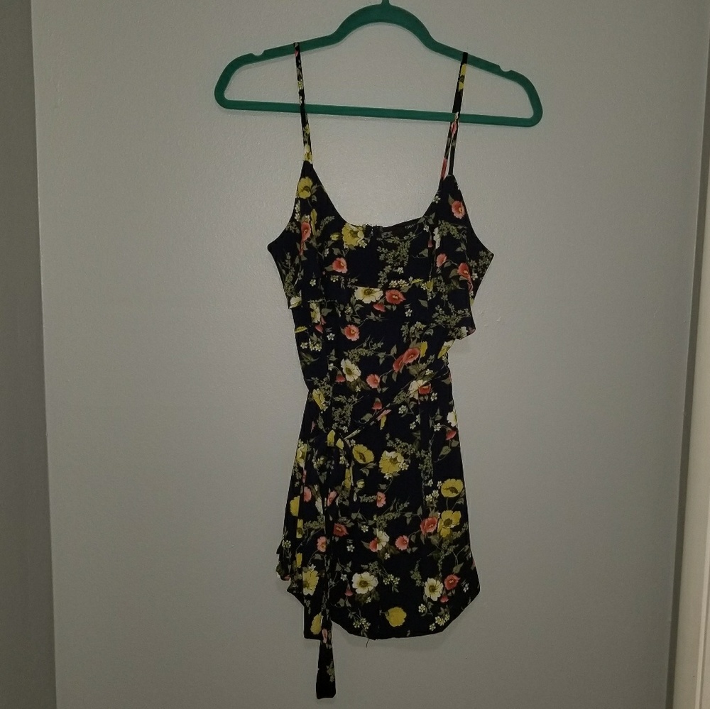 NWT floral ruffle romper